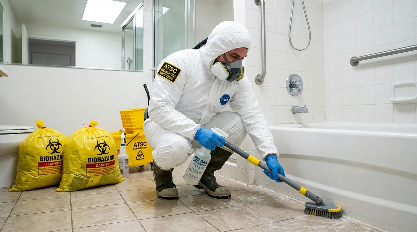 Decontamination equipment deployed for Blood Cleanup in Alpine